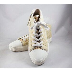 Dolce Vita Veola Plush Womens Leather Lifestyle High Top Sneakers Size 10